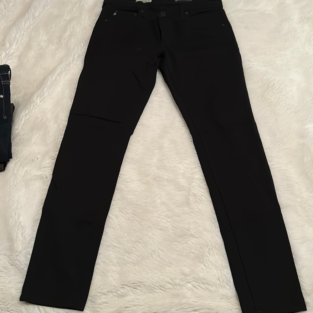 AG Adriano Goldschmied Black “The Legging” soft pants. Sz30